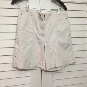 Lauren Ralph Lauren Womens Size 8 Classic Khaki Cotton Shorts GUC